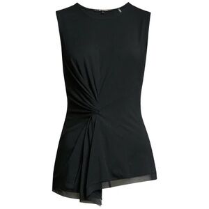 KOBI HALPERIN
Stevie Knotted Sleeveless Top, Black Size S